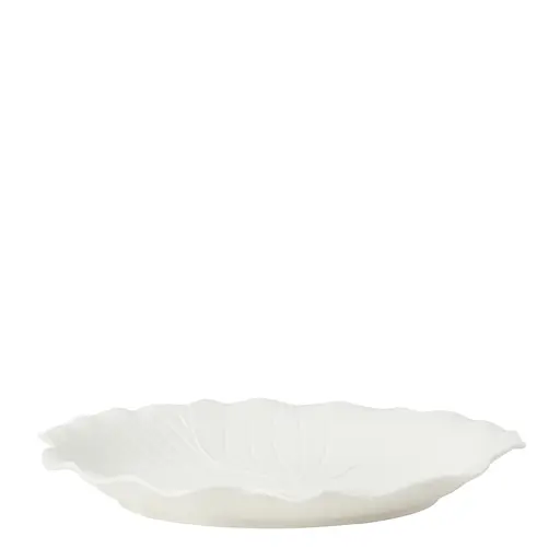 Stiernholm Flora serveringsfat 28x22 cm vit