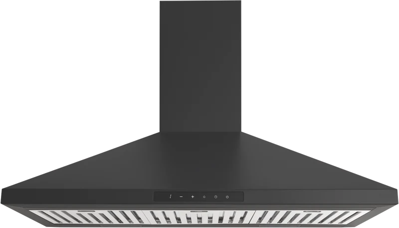 Euromaid 90cm Pyramid Canopy Rangehood, Matte Black