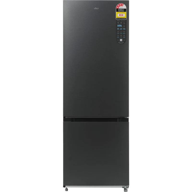 Solt GGSBM325DS 325L Bottom Mount Fridge (Dark Silver)