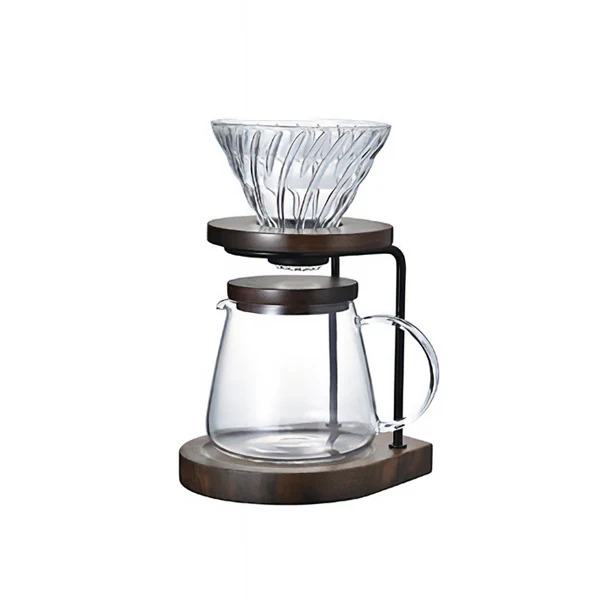 Hario Walnut Drip Stand Set