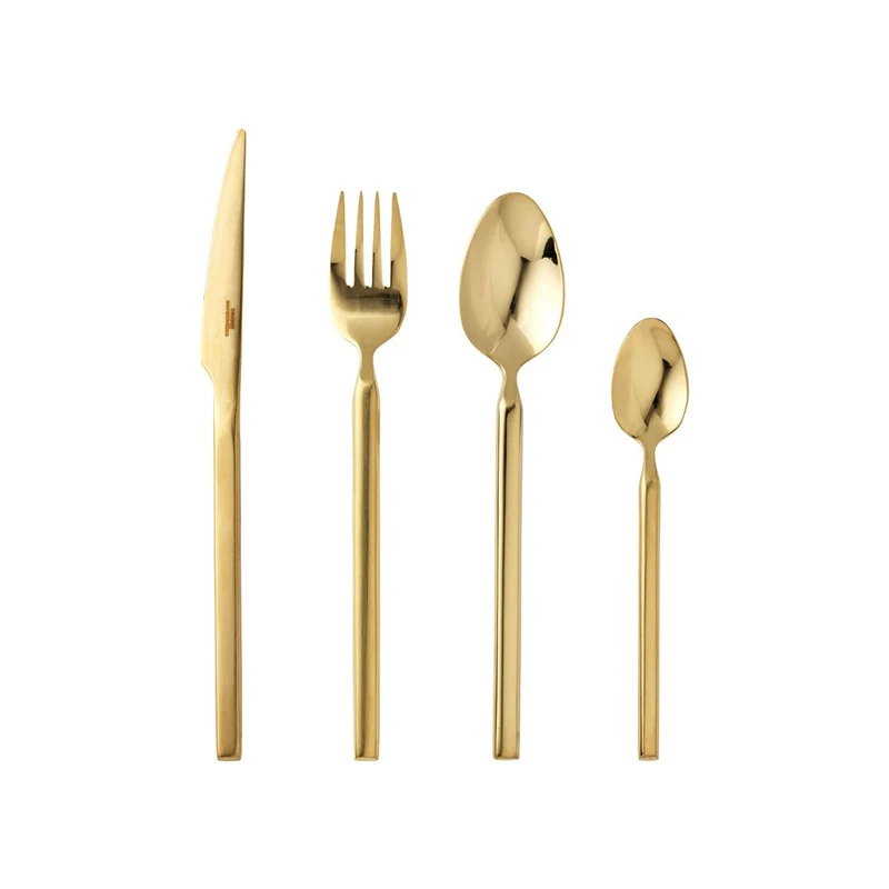 Broste Copenhagen Tvis Bestickset 16 delar Titanium Rose Gold