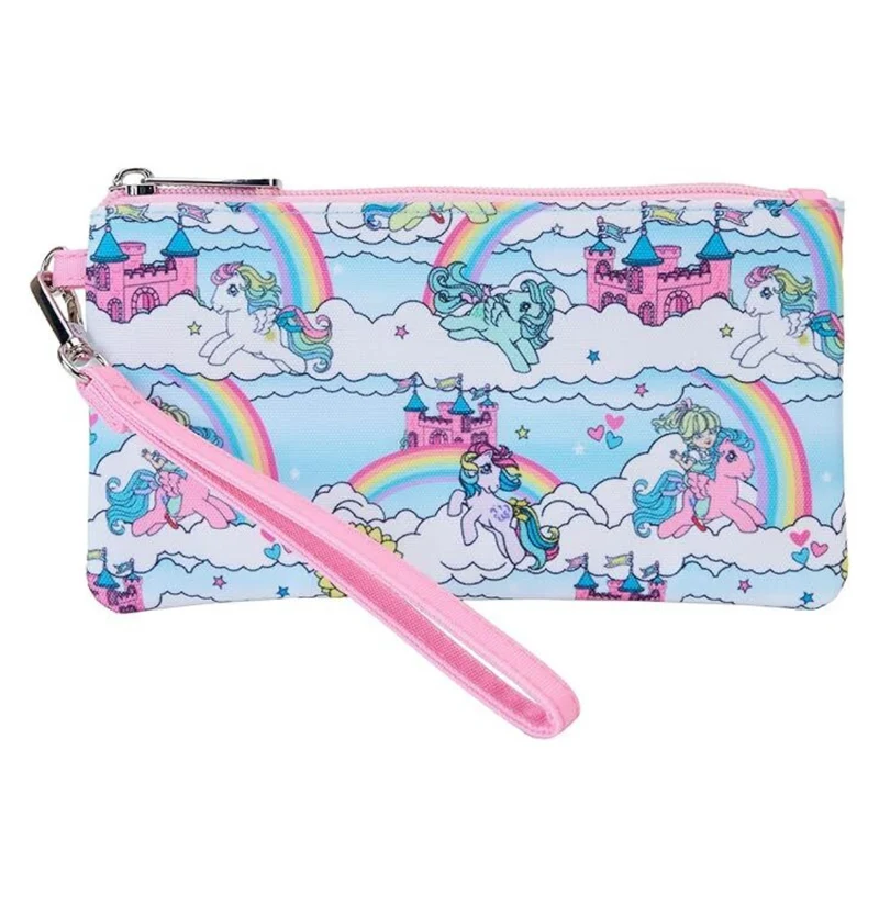 Loungefly My Little Pony - Sky Scene All-Over Print Nylon Wristlet Wallet