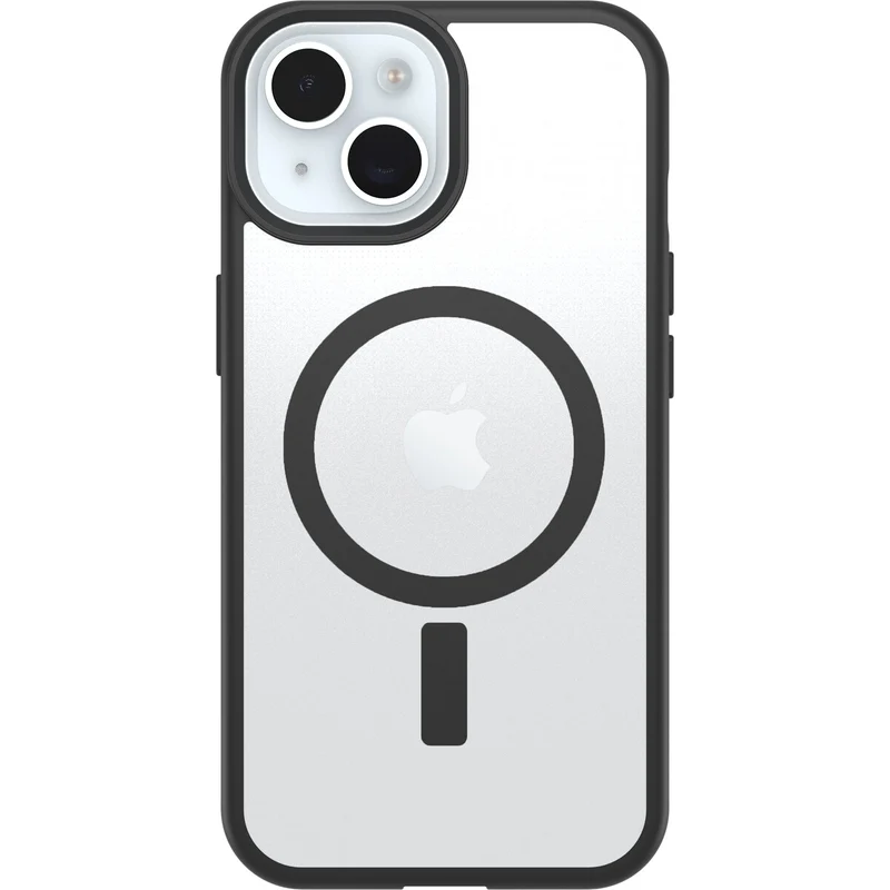 OtterBox React MagSafe Case - For iPhone 17e/16e/15/14/13 - Clear/Black -