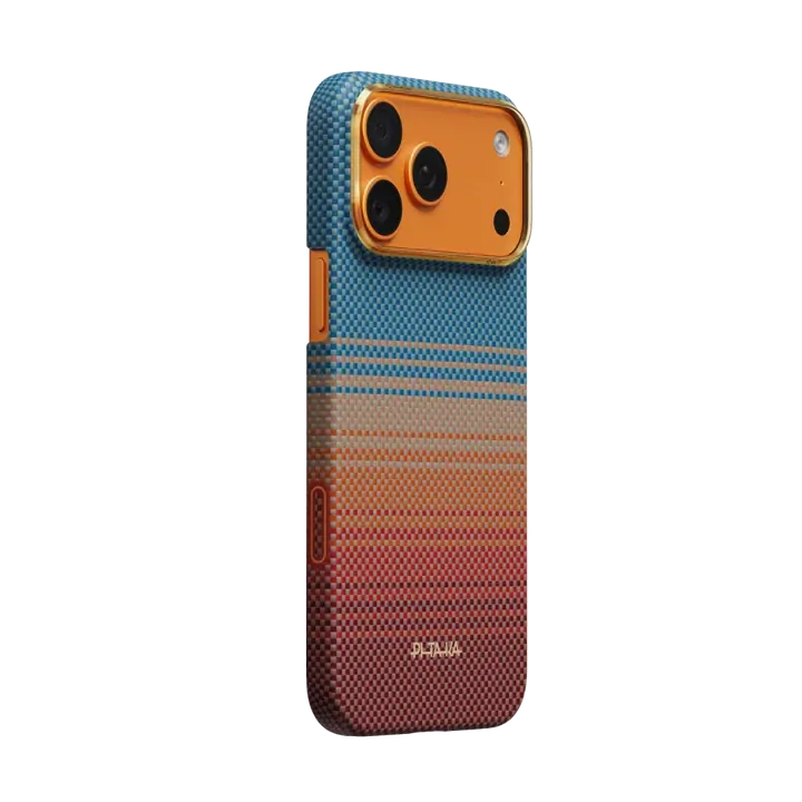 PITAKA Aramid Fibre Sunset2.0-California Dream 01 Edge Case for iPhone 17 Pro Max