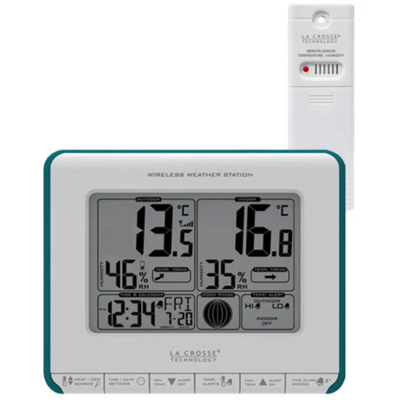 La Crosse 308-1711BL Wireless Weather Station with Heat Index and Dew Point