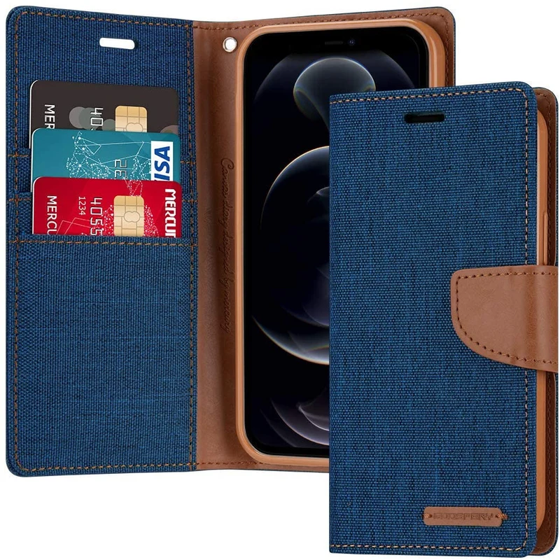 Goospery Canvas Diary for iPhone Air - Blue