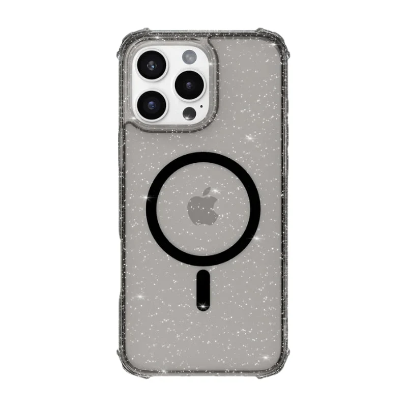 X-One Dropguard Pro Impact Protection Case for iPhone 16 Pro - Glitter Black