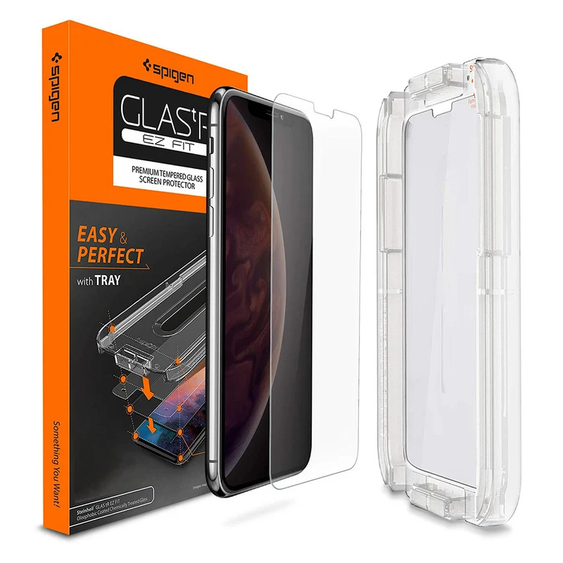 SPIGEN EZ Fit Glass Screen Protector for iPhone 11/XR (Clear)