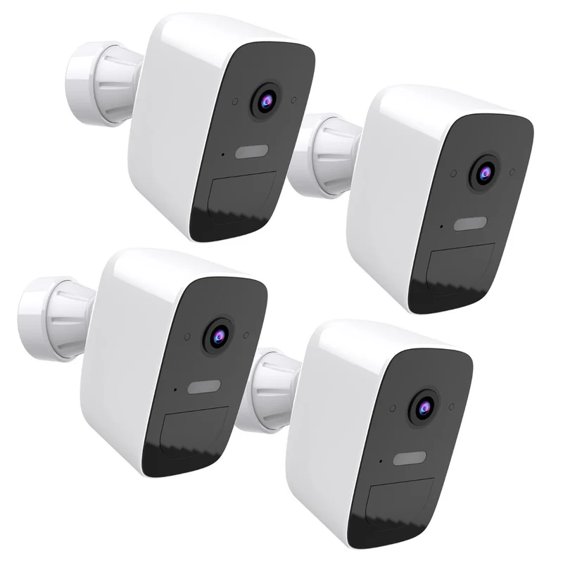 Connect Smart Home 2K Outdoor Security Camera 4 Pack