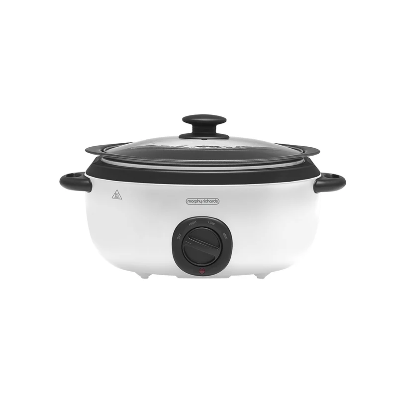 Morphy Richards 6.5L Sear & Stew Slow Cooker (Vivid White)