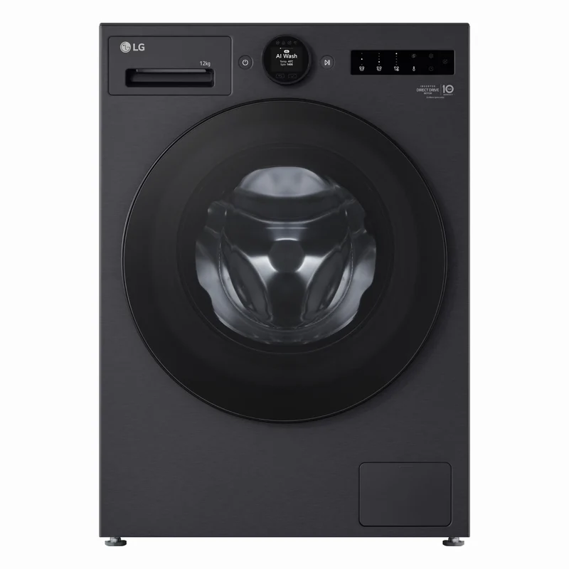 LG WX9-1412MB Series 9 12kg Front Load Washer (Matte Black)