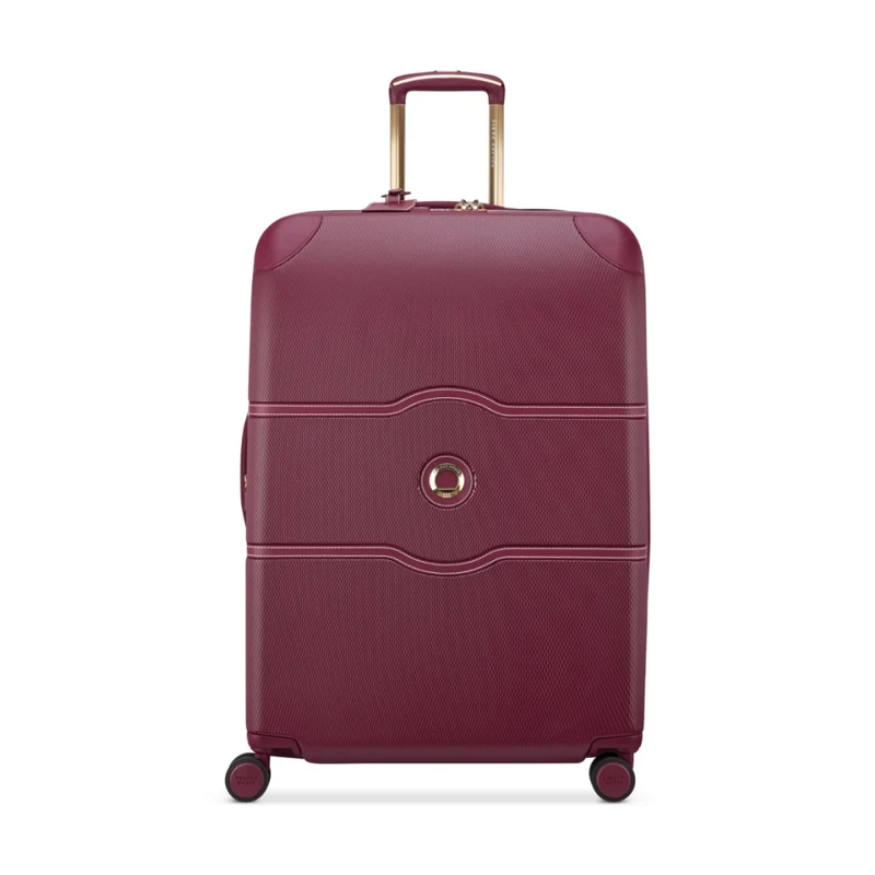 Delsey Chatelet Air 2.0 Checked-In Luggage Suitcase W/ TSA Lock Burgundy 76 cm