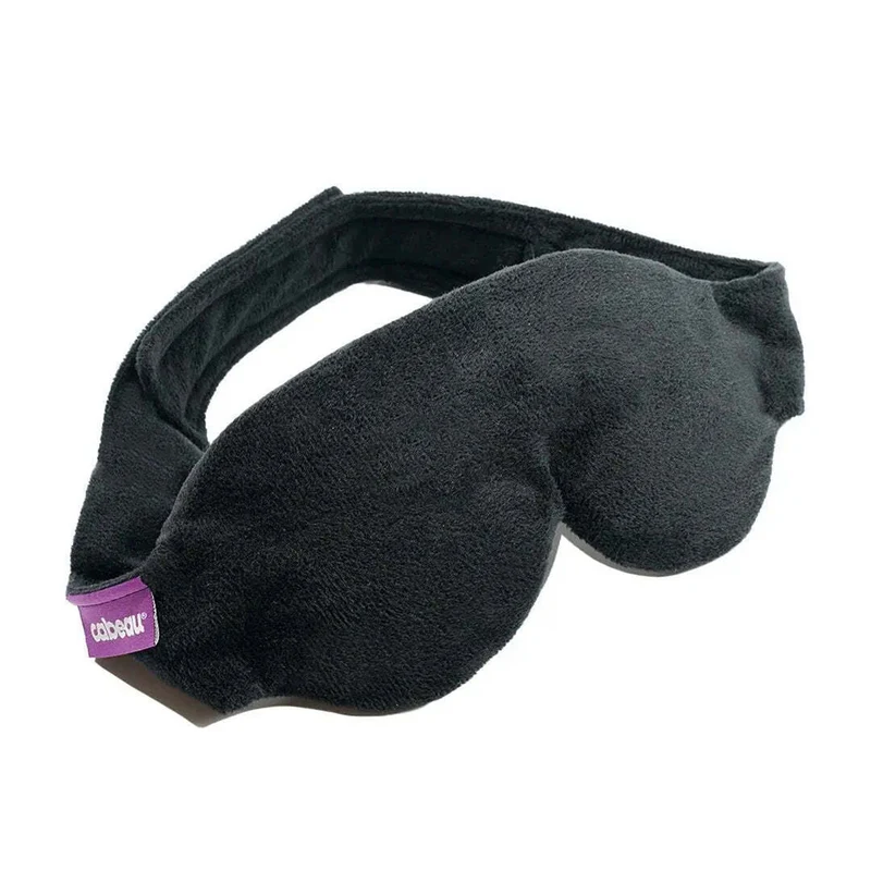 Cabeau Midnight Magic Sleep Mask (with Ear Plugs) - Black