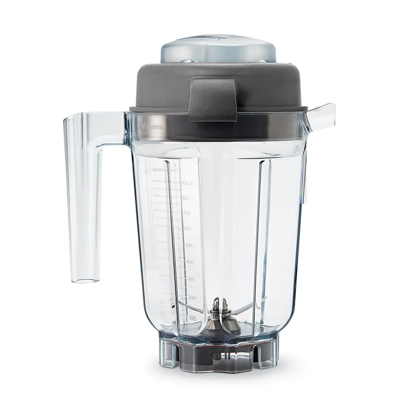 Vitamix Wet Blending Container Smoothie Mixer Cup 0.9L/33cm w/ Lid Black/Clear