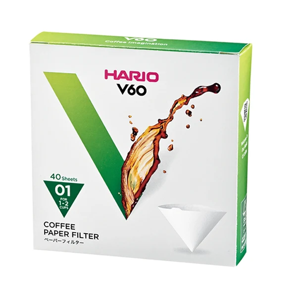 Hario V60 Retail White Paper Filters
