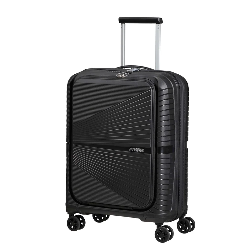 American Tourister Airconic Front Opening Onyx Black (Small)