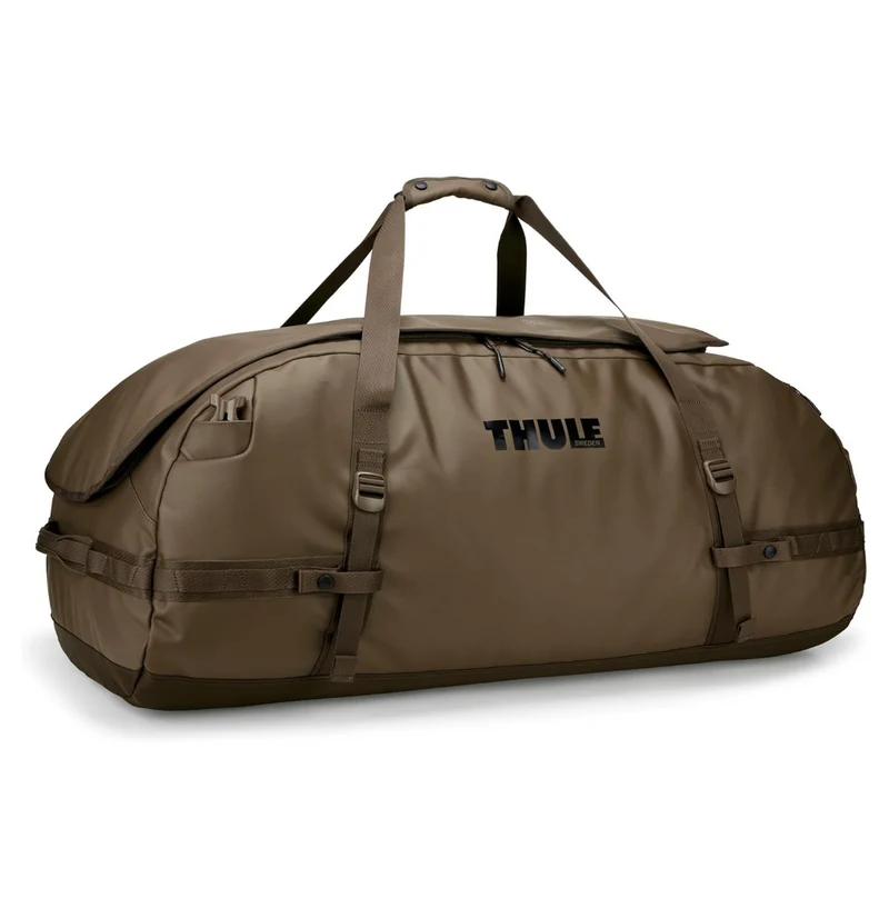 Thule Chasm 130L Duffel Overnight Bag Convertible Backpack Duffle in Deep Khaki