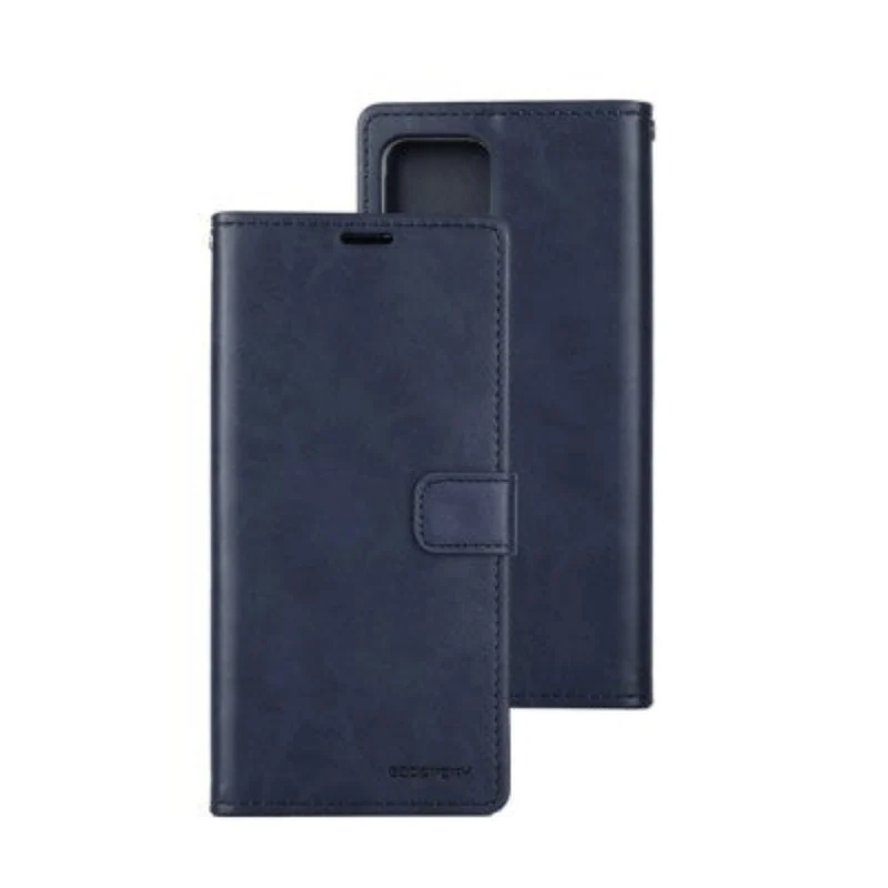 Goospery Bluemoon Diary Case for iPhone 16e with MagSafe (Navy)