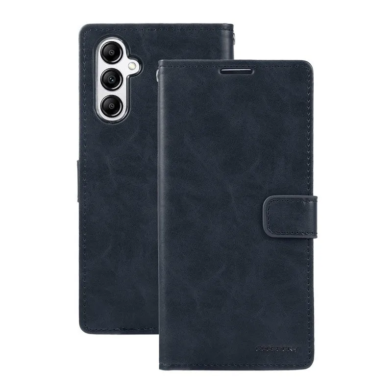 Goospery Bluemoon Diary for Samsung Galaxy A35 5G - Navy