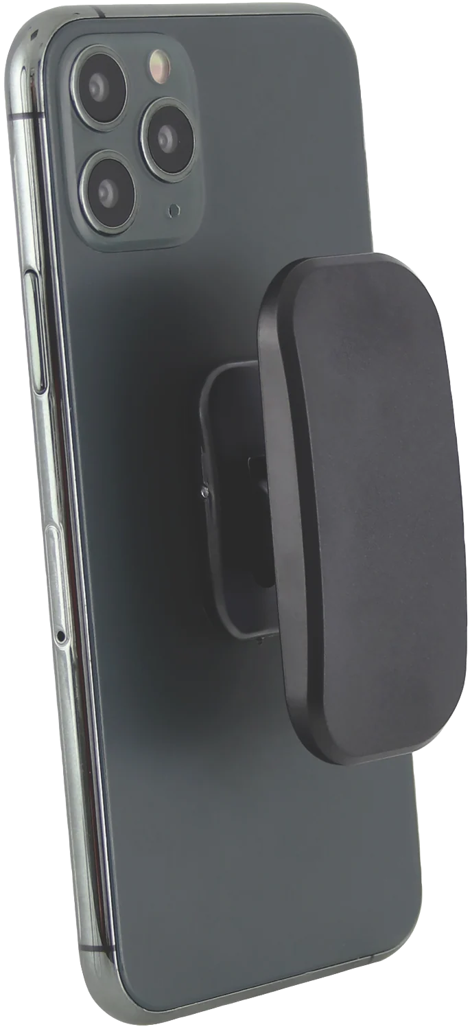 Techxtras 2-in-1 Phone Grip Stand (Black)