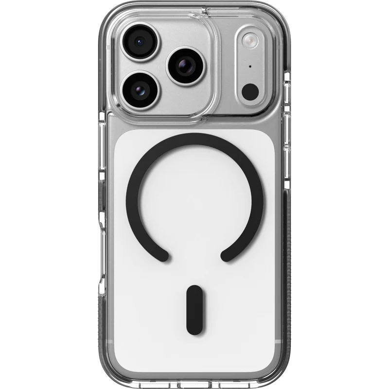 ZAGG Santa Cruz Snap Case for iPhone 18 Pro/17 Pro (Clear/Black)