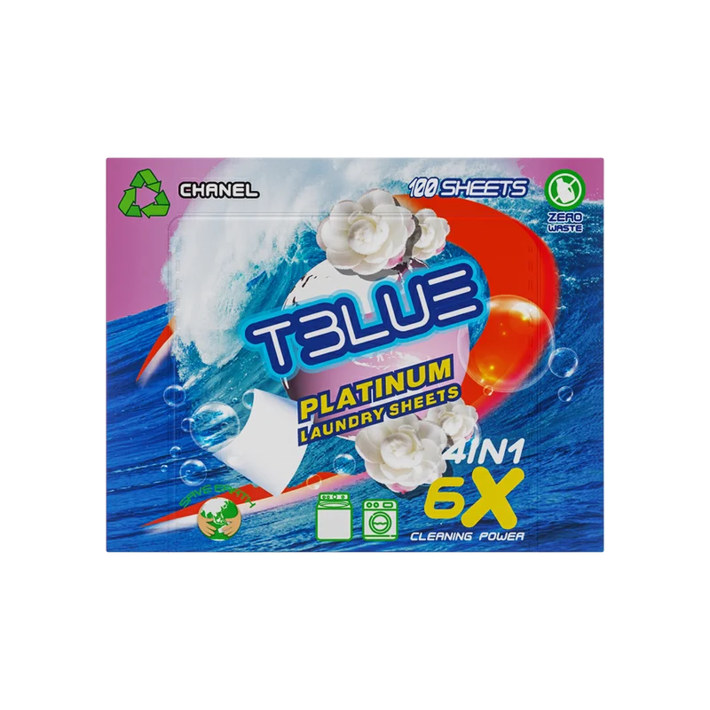 TBLUE Laundry detergent Sheet Chanel (100 Loads)