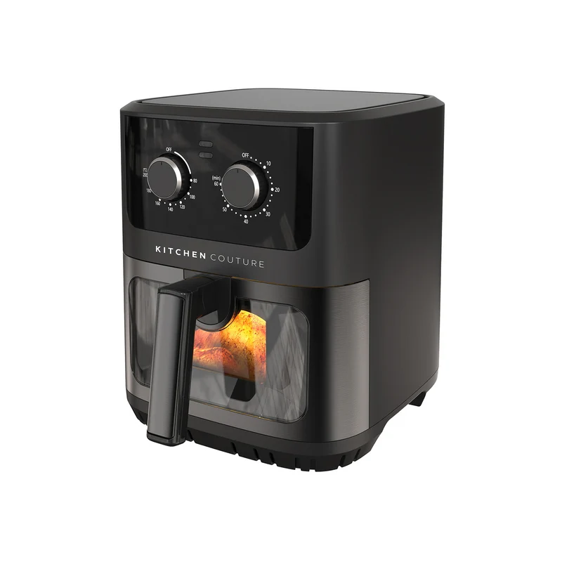 Kitchen Couture Air Fryer Black 6.5L