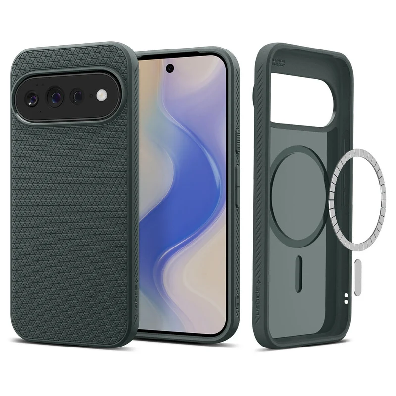 Spigen Google Pixel 11 Pro XL Liquid Air (MagFit) Case (Abyss Green)