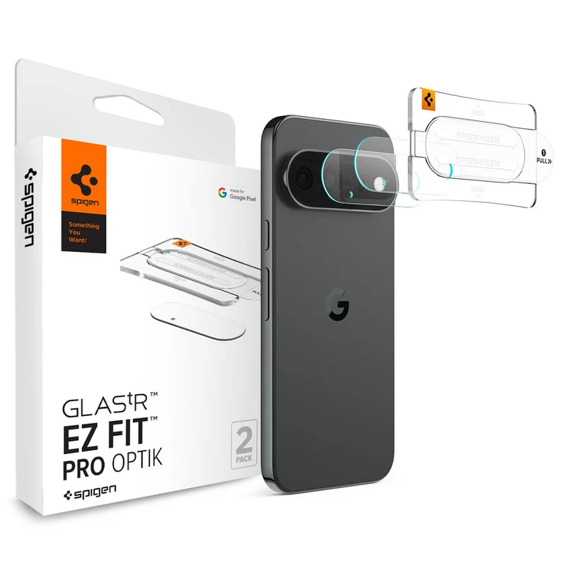 Spigen Google Pixel 11 Pro XL EZ Fit Pro GLAS.tR Optik 2PCS Camera Lens Protector (Clear)