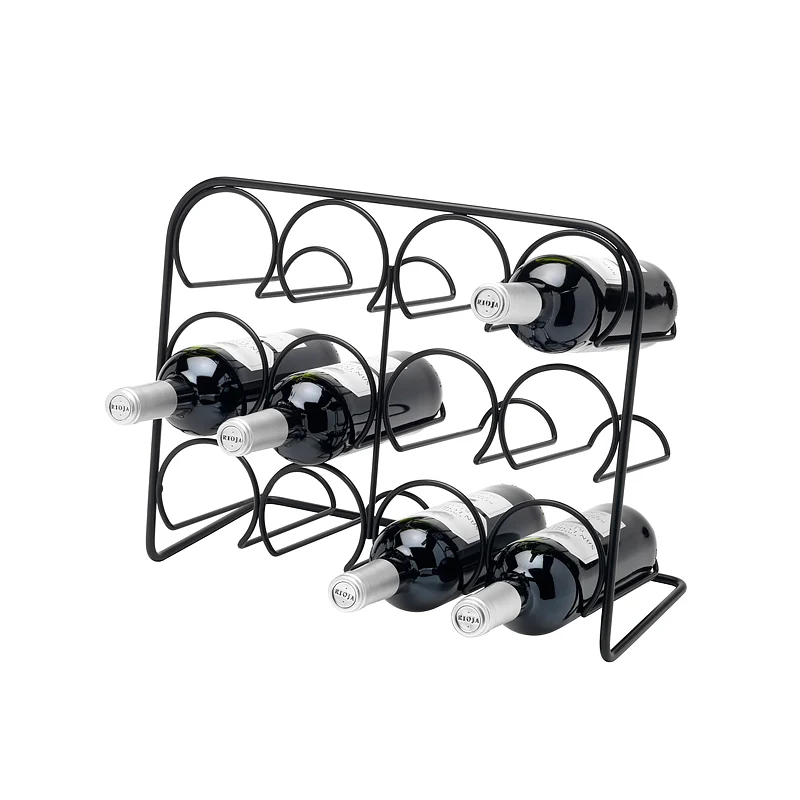 Hahn kitchenware Vinställning 12 Flaskor Svart