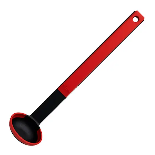 Woll Cook It soppslev 32 cm svart/röd