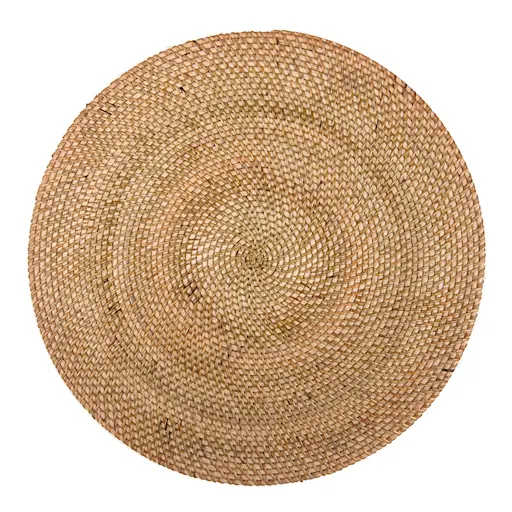 Ziczac Rattan Bordstablett 36 cm Rotting/Beige