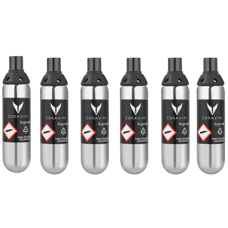 Coravin Pure Gaspatron 6-pack