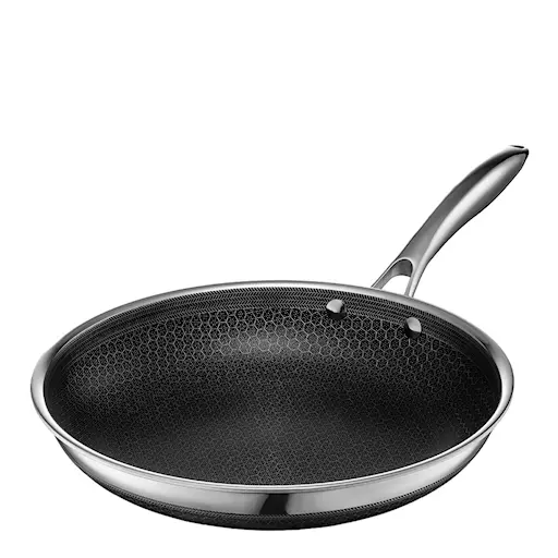 Hexclad Hybrid stekpanna 30 cm Silver/Svart
