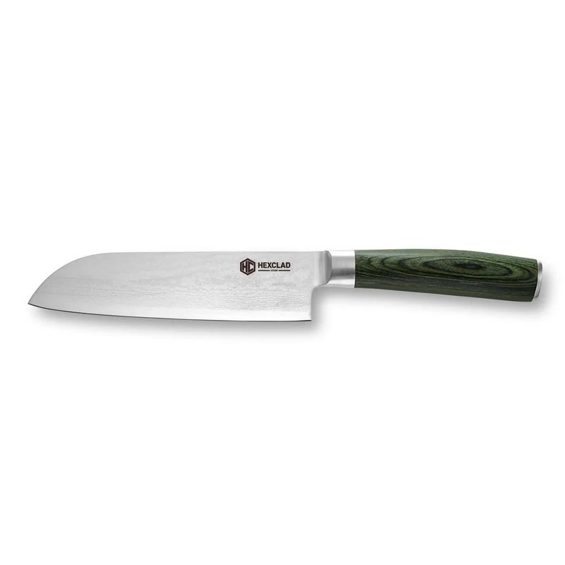 Hexclad Hybrid Santoku 18 cm Rostfri
