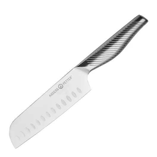 Anders Petter Santokukniv 30 cm borstat stål