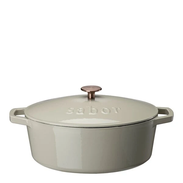 Sabor Gjutjärnsgryta 5,7 L varm grå