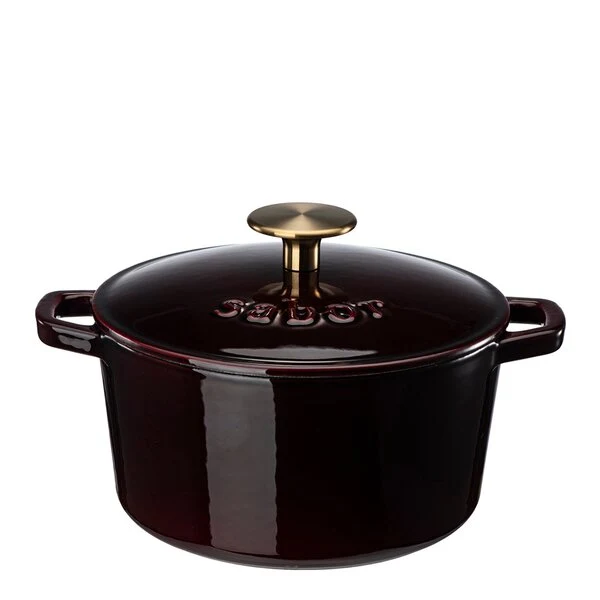 Sabor Gjutjärnsgryta 2 L zinfandel mässing