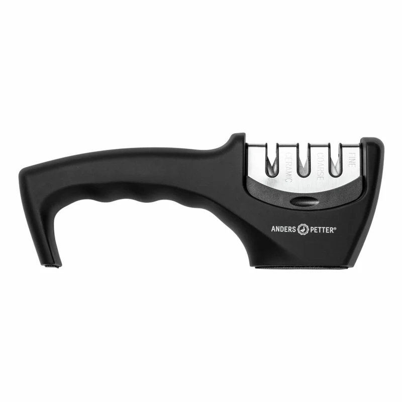 Anders Petter Classic knivslip 21x7,5 cm svart/rostfri