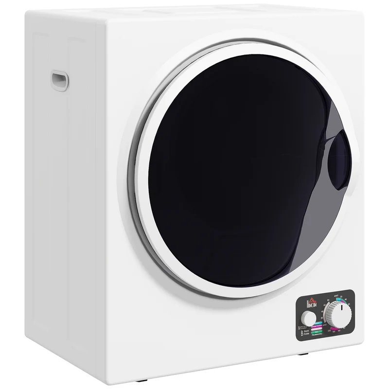 Mini tørretumbler 4 kg med 4 programmer, 2 varmeniveauer, sterilisering op til 65℃, 850W til tøj