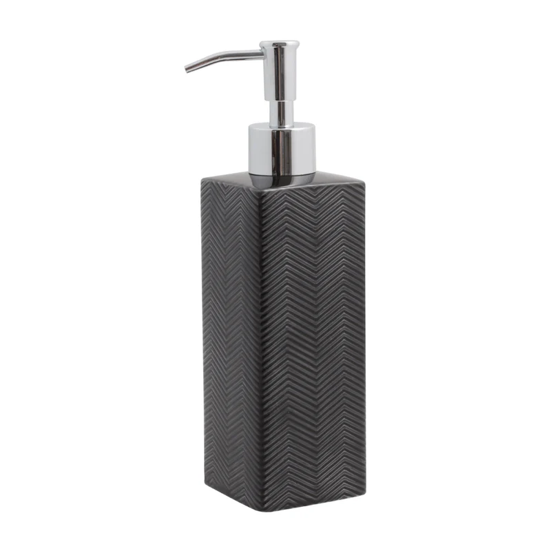 Cult Design Fishbone Tvålpump 21 cm Svart