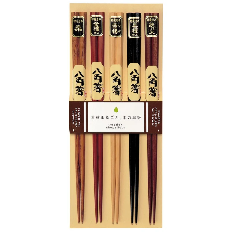 Kawai Ätpinnar Octagon 5-pack