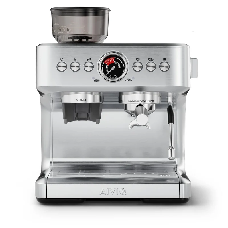 Aspire Brew espressomaskine - sølvfarvet