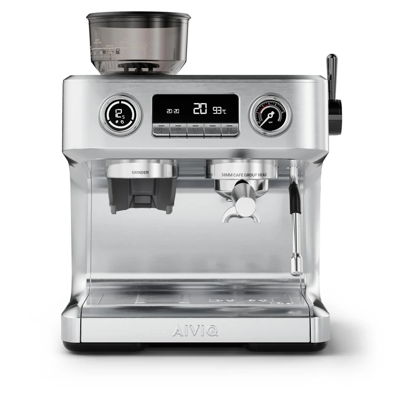 Aspire Advanced espressomaskine - sølvfarvet
