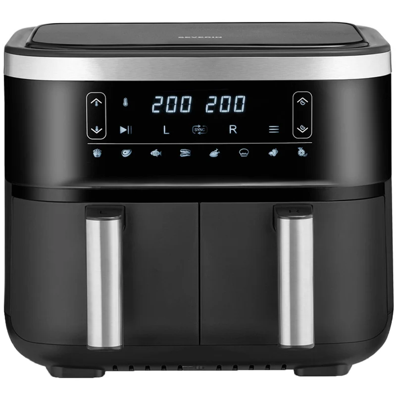 Severin Air Fryer Dubbel 2x4L FR2453
