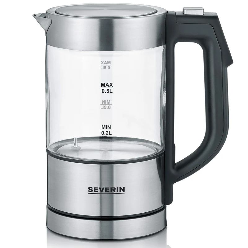 Severin Vattenkokare Glas 0,5 L med Temperaturinställning