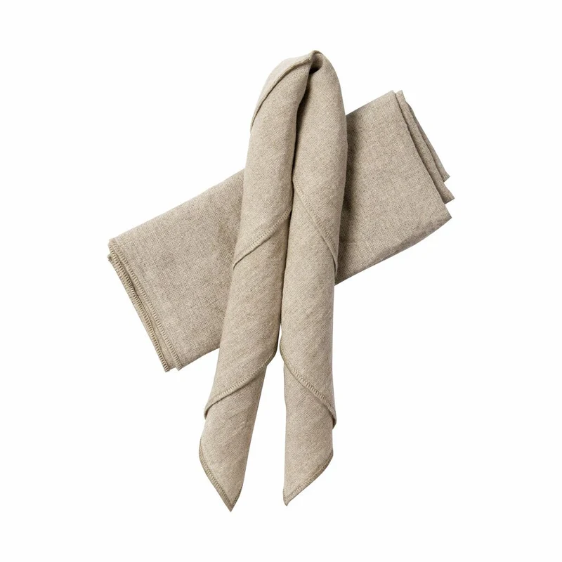 Stiernholm Kirei Linneservett 2-Pack Sand