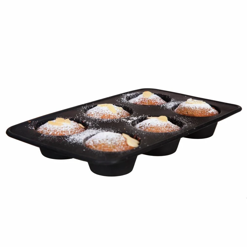 Modern House bAYk Muffinsform för 6 Muffins Svart