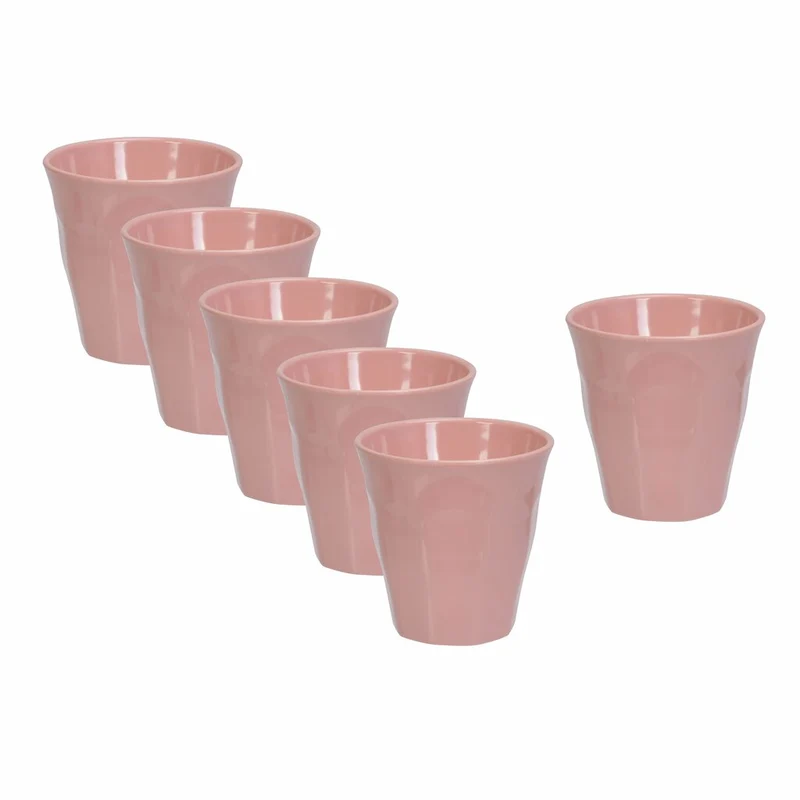 Modern House Outdoor Mugg 6-Pack 25 cl Ljus Rosa