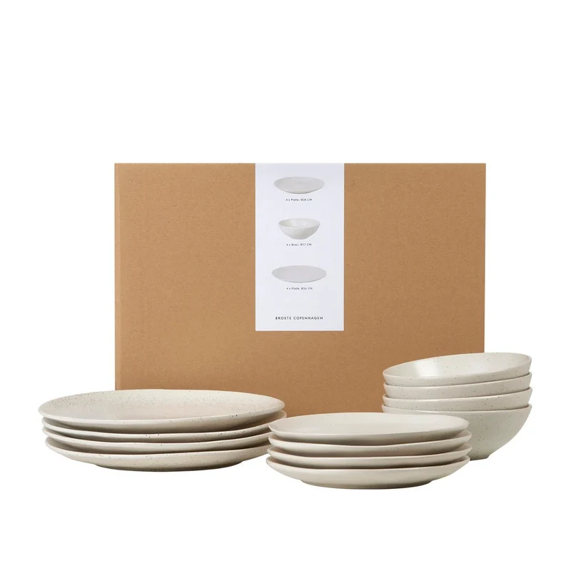 Broste Copenhagen Nordic Vanilla Servisset 12 delar